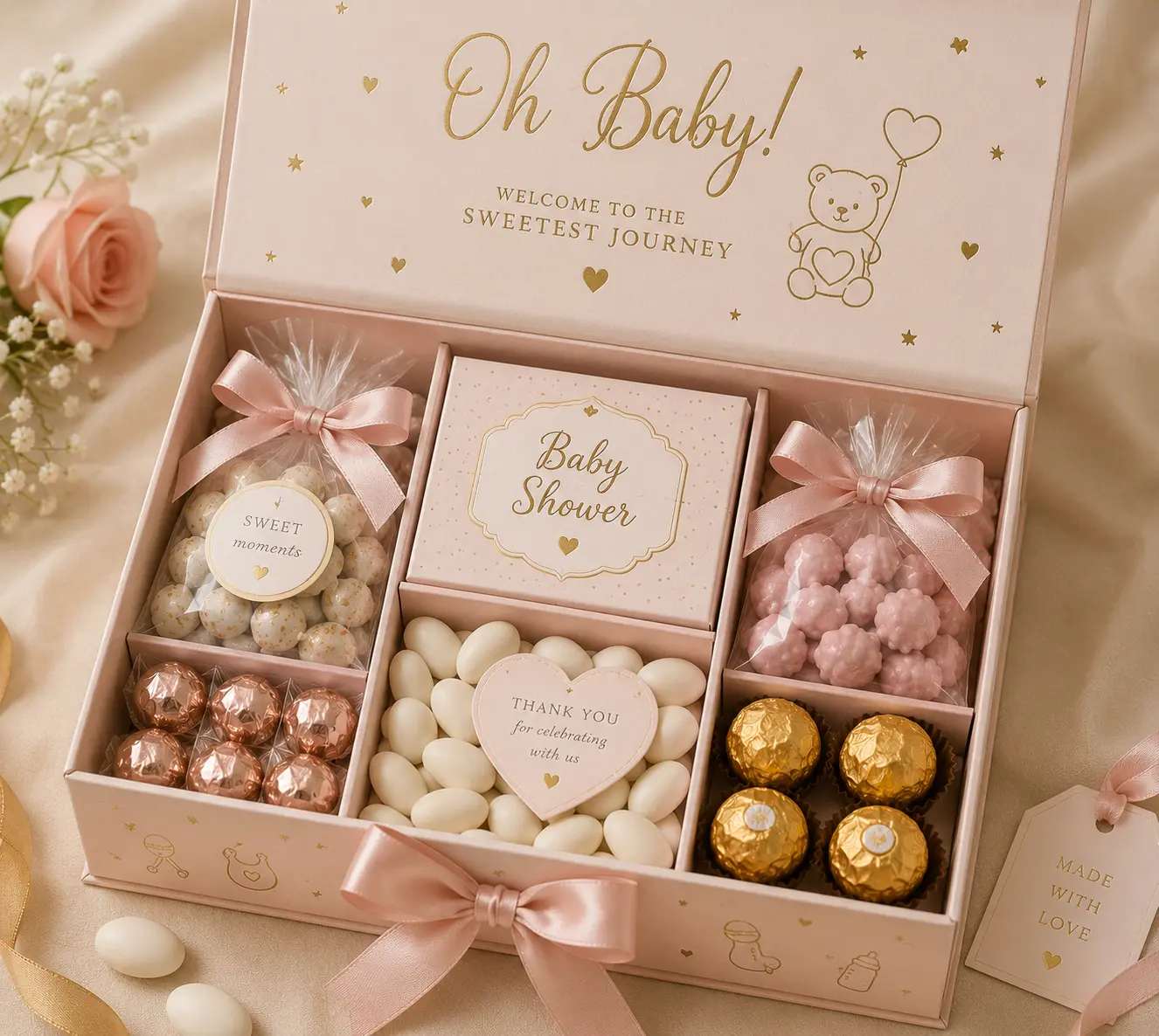Baby Shower Candy & Sweet Box | Color kraft