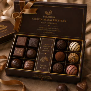 Birthday Chocolate & Truffle Gift Box | Color kraft