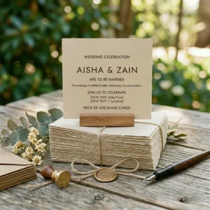 Budget-Friendly Shadi Cards – Pack of 200 | Color kraft