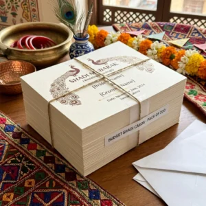 Budget Shadi Card – Pack of 200 | Color kraft