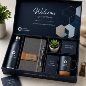 Corporate Employee Welcome Box – Branded Onboarding Kit | Color kraft