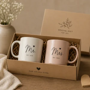 Custom Couple Mug Set – 2 Mugs | Color Kraft