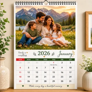 Custom Wall Calendar 2026 – A3 | Color kraft