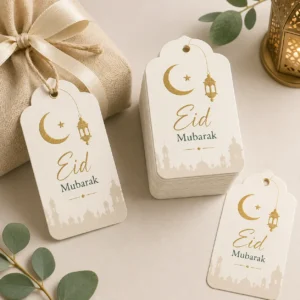 Eid Gift Tags – Pack of 20 | Color kraft