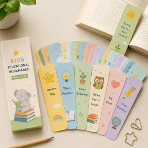 Kids Educational Bookmark – Pack of 20 | Color kraft