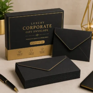 Luxury Corporate Gift Envelope – Pack of 20 | Color kraft