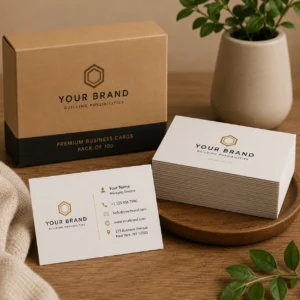Premium Matte Business Cards – Pack of 100 | Color Kraft