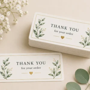 Rectangular Product Labels – Pack of 100 | Color kraft