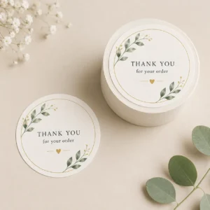 Round Product Labels – Pack of 100 | Color kraft