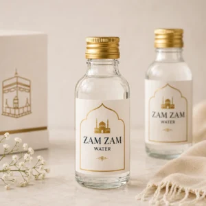 ZAM ZAM 100 ML Glass Bottles | Hajj | Umrah Return Favors