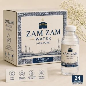 ZAM ZAM Water 100% Pure 24 Bottles Box (250ml each bottle)